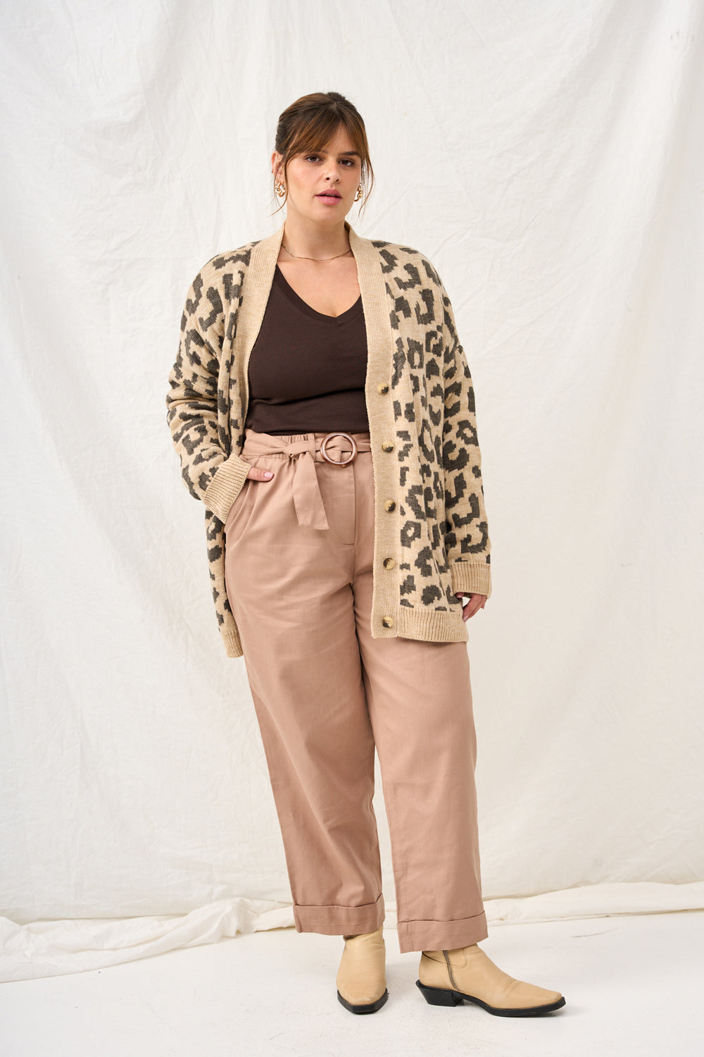 Green striped billy cardigan - last in stock size 4