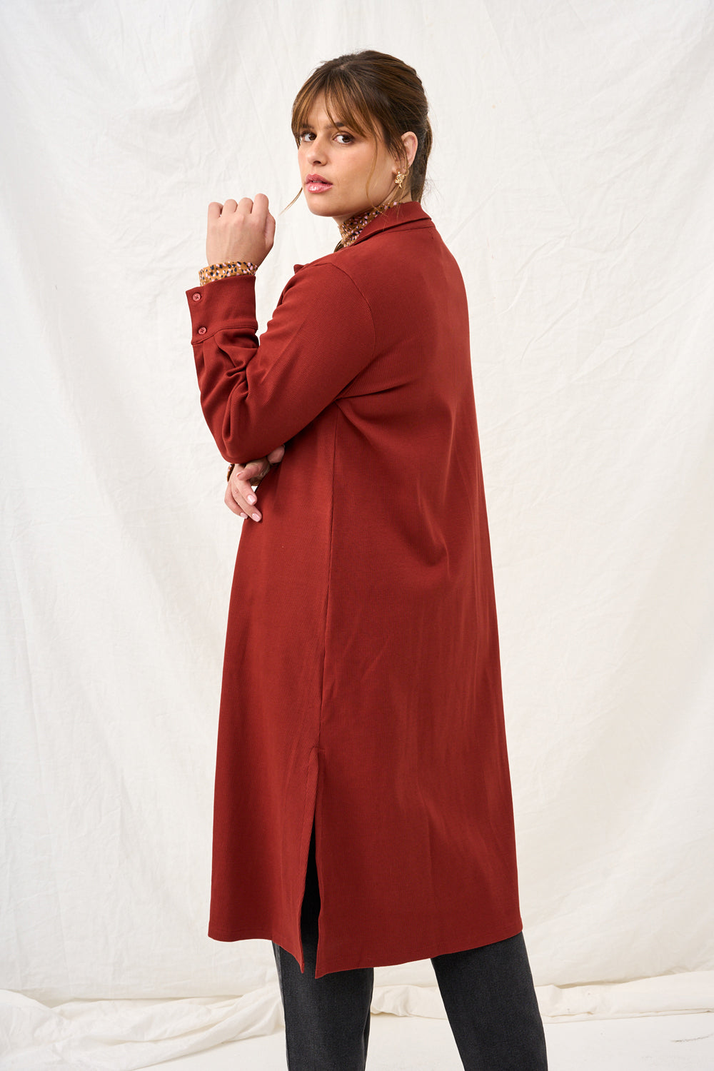 Black maxi cardigan
