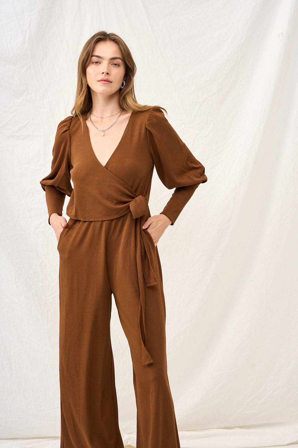 אוברול דריה מעטפת חום