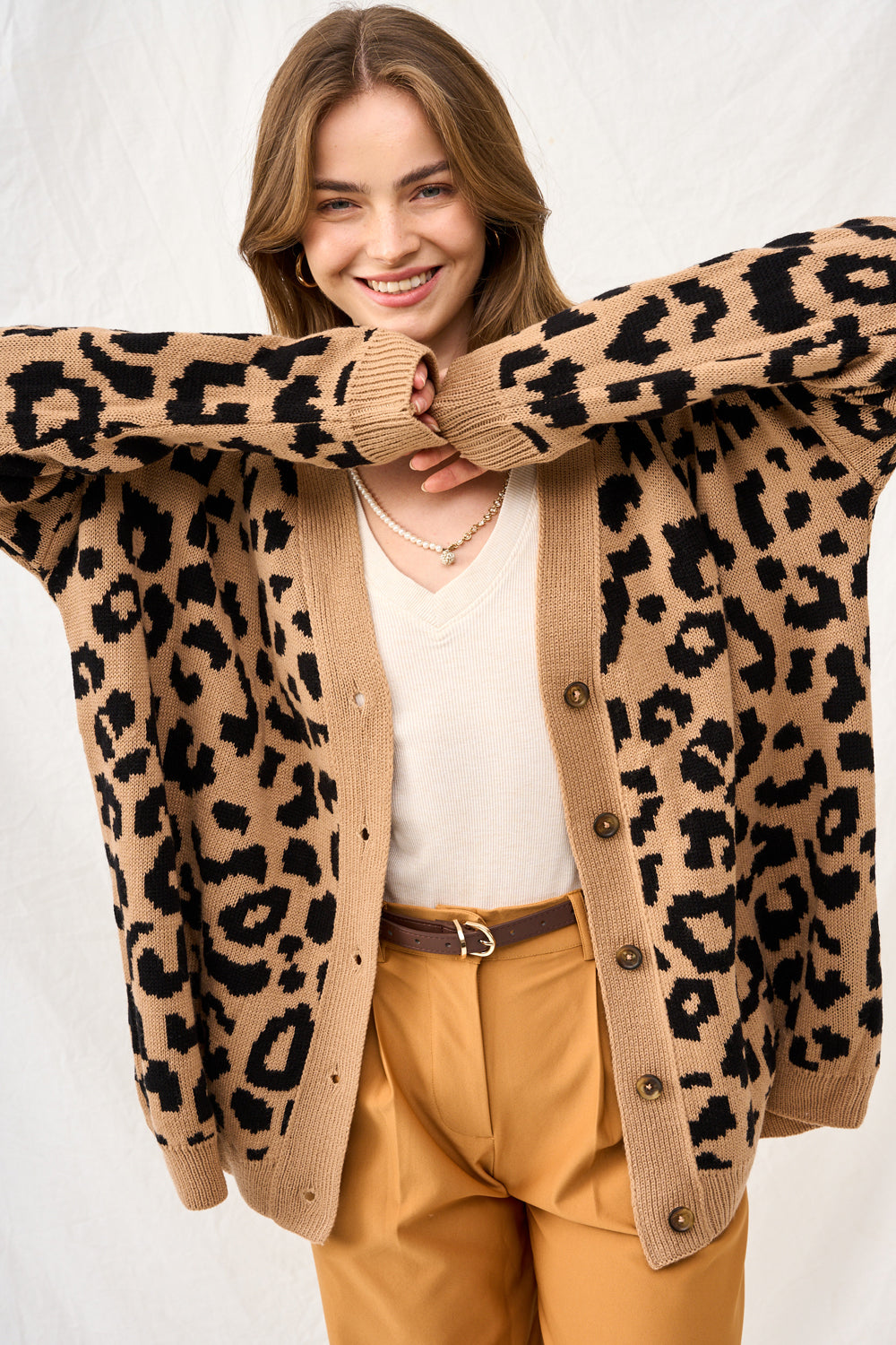 Green striped billy cardigan - last in stock size 4