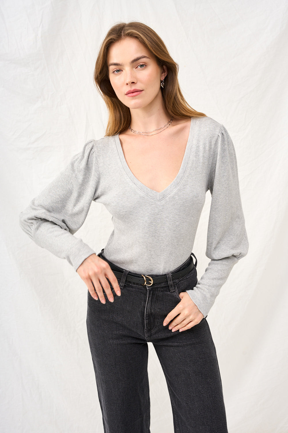 Doreen knit in dark gray
