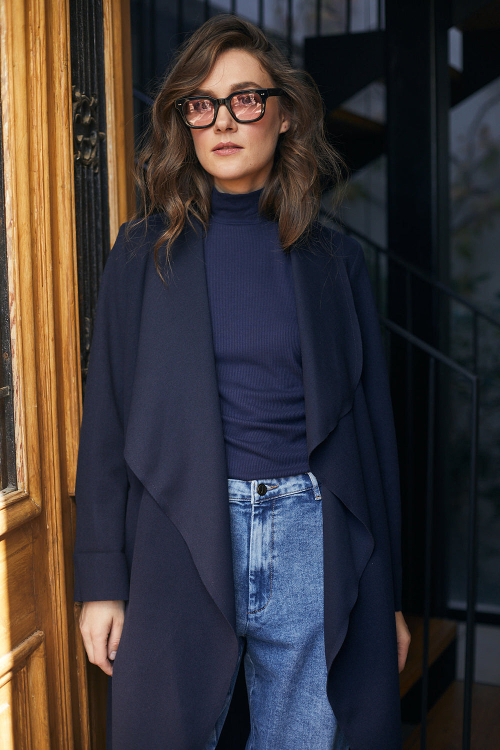 מעיל מעטפת נייבי