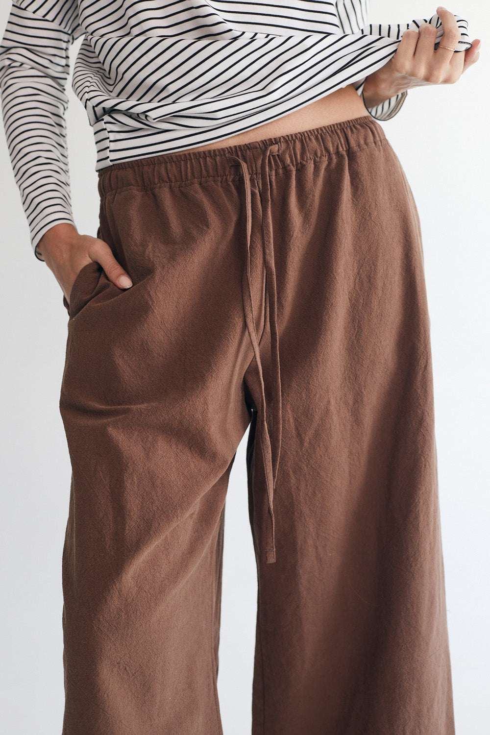 Rachel autumn trousers in black color