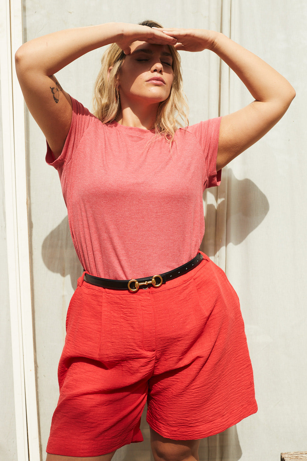 טי שירט סלין ריב דובדבן - JUL