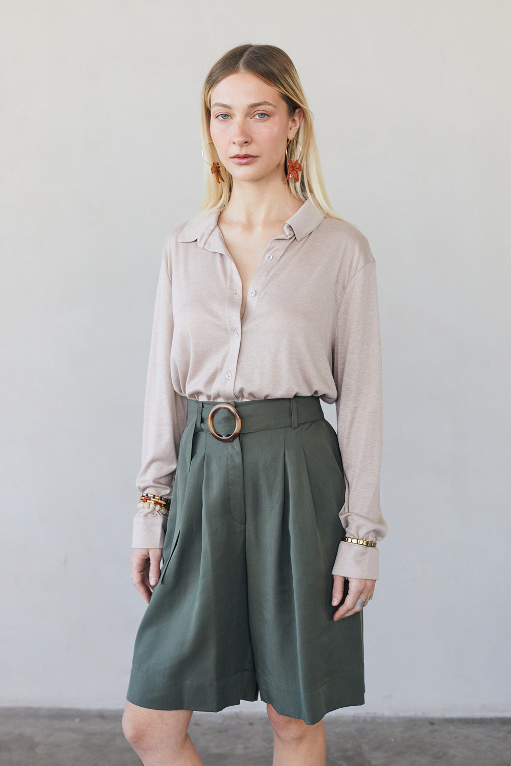 מכופתרת סריג ויסקוזה