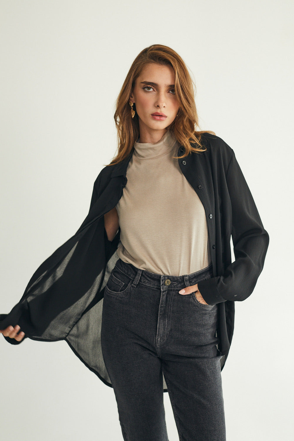 Black Chloe shirt
