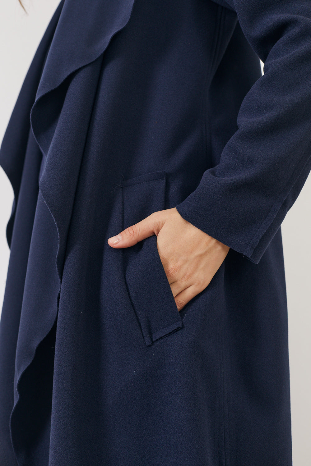 מעיל צמר ארוך