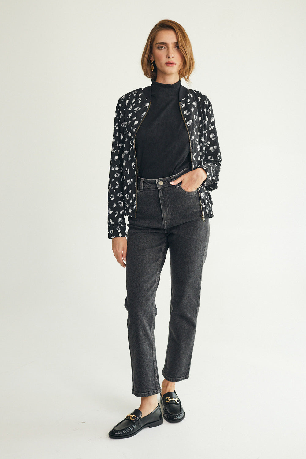 Suki top with friendship print
