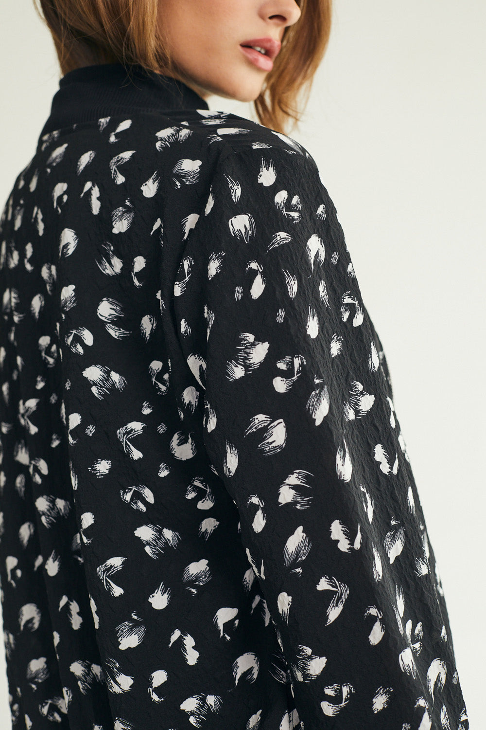 Suki top with friendship print