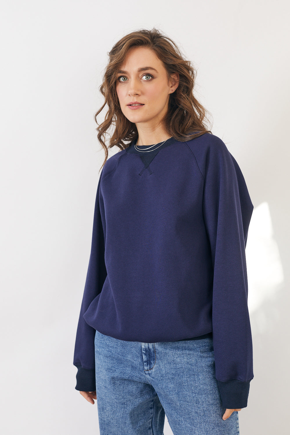 סווטשירט בילי כחול נייבי