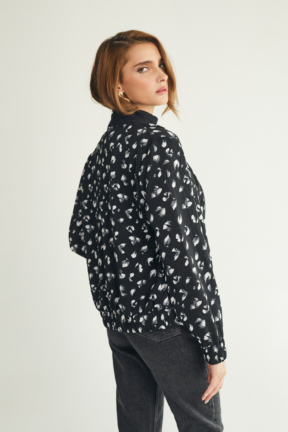 Suki top with friendship print