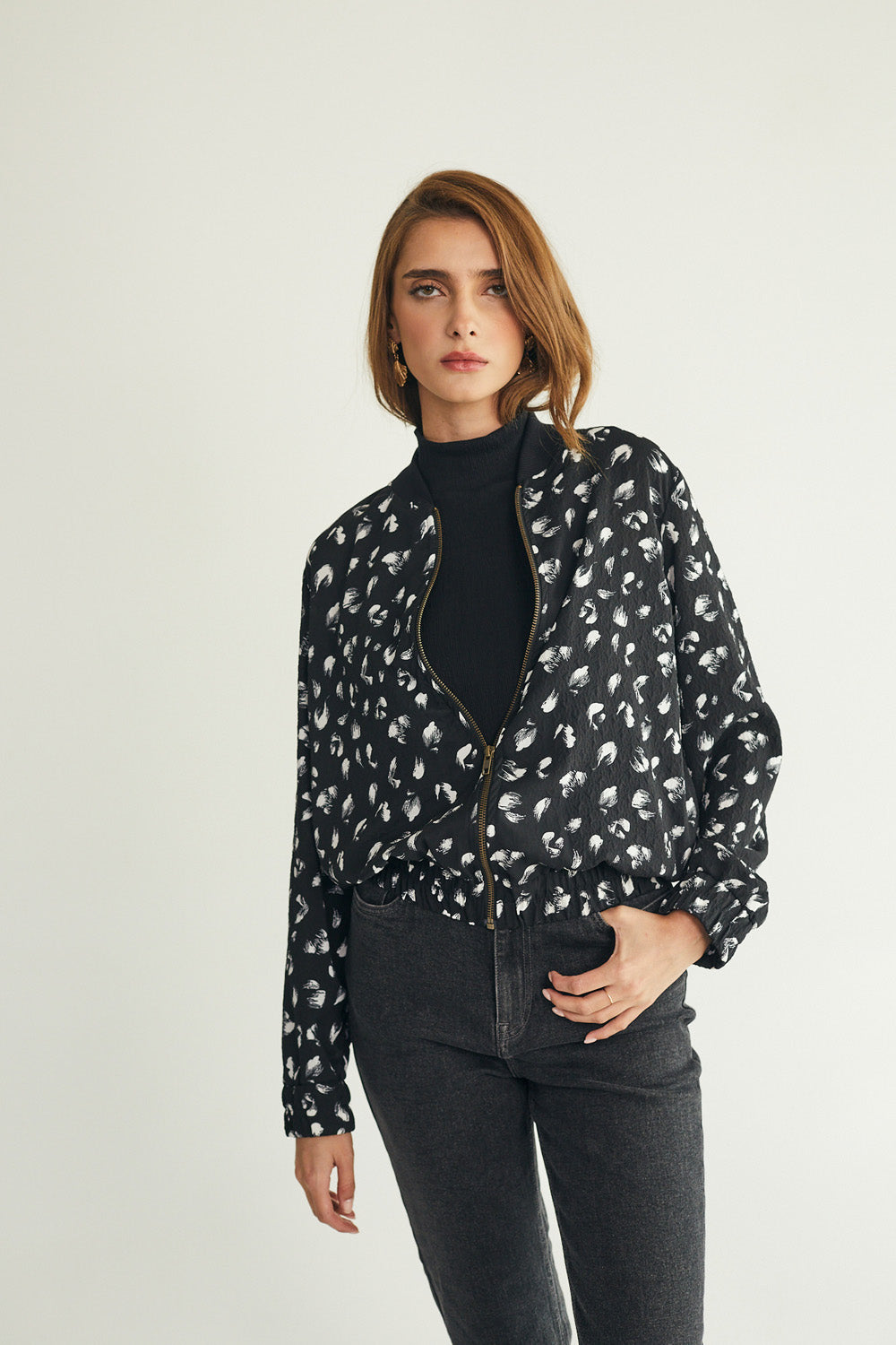 Suki top with friendship print