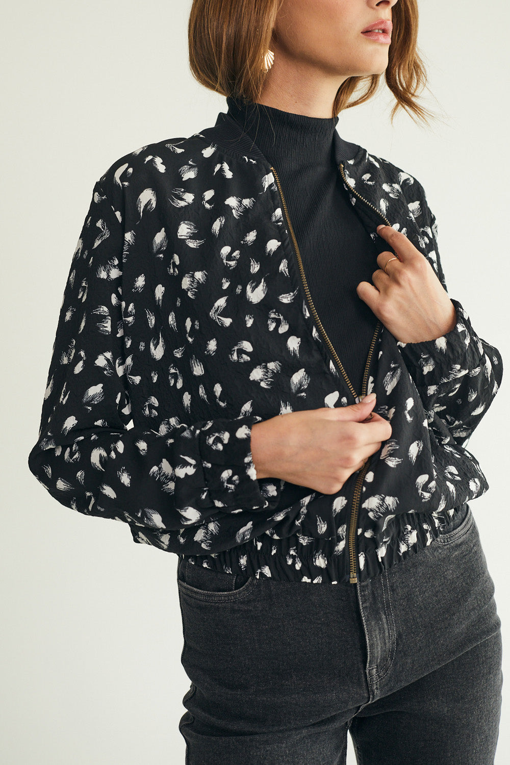Suki top with friendship print