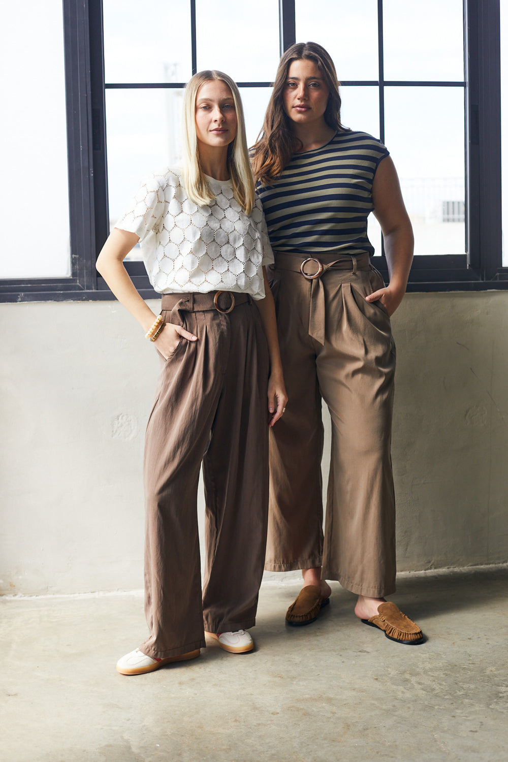 מכנסיים גרייס טנסל חום כהה