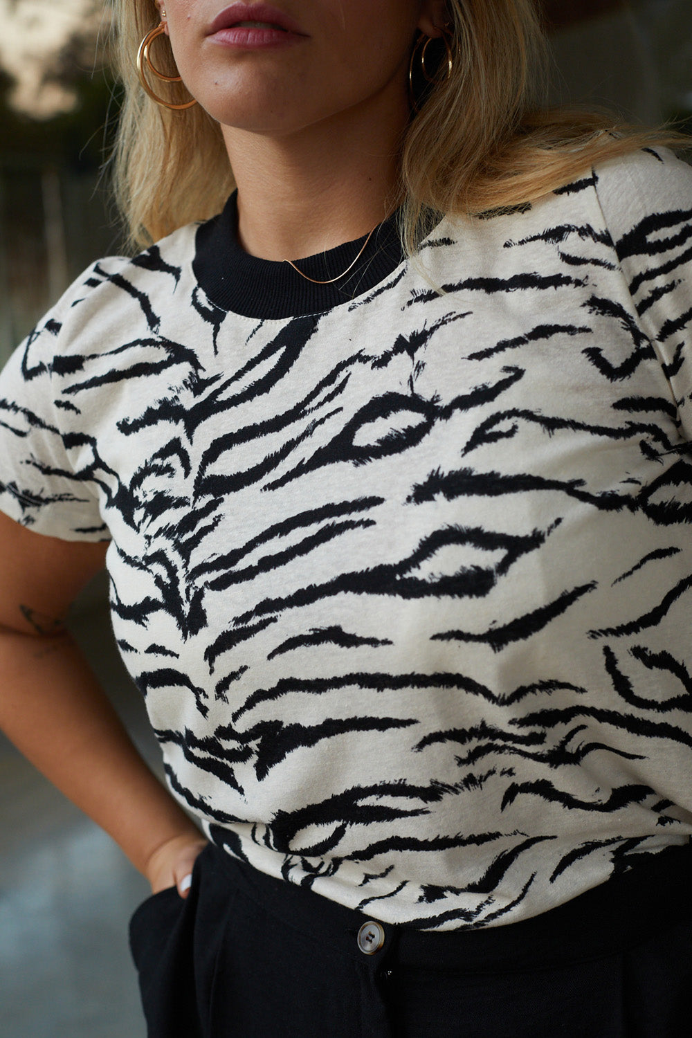 Creeper linen t-shirt
