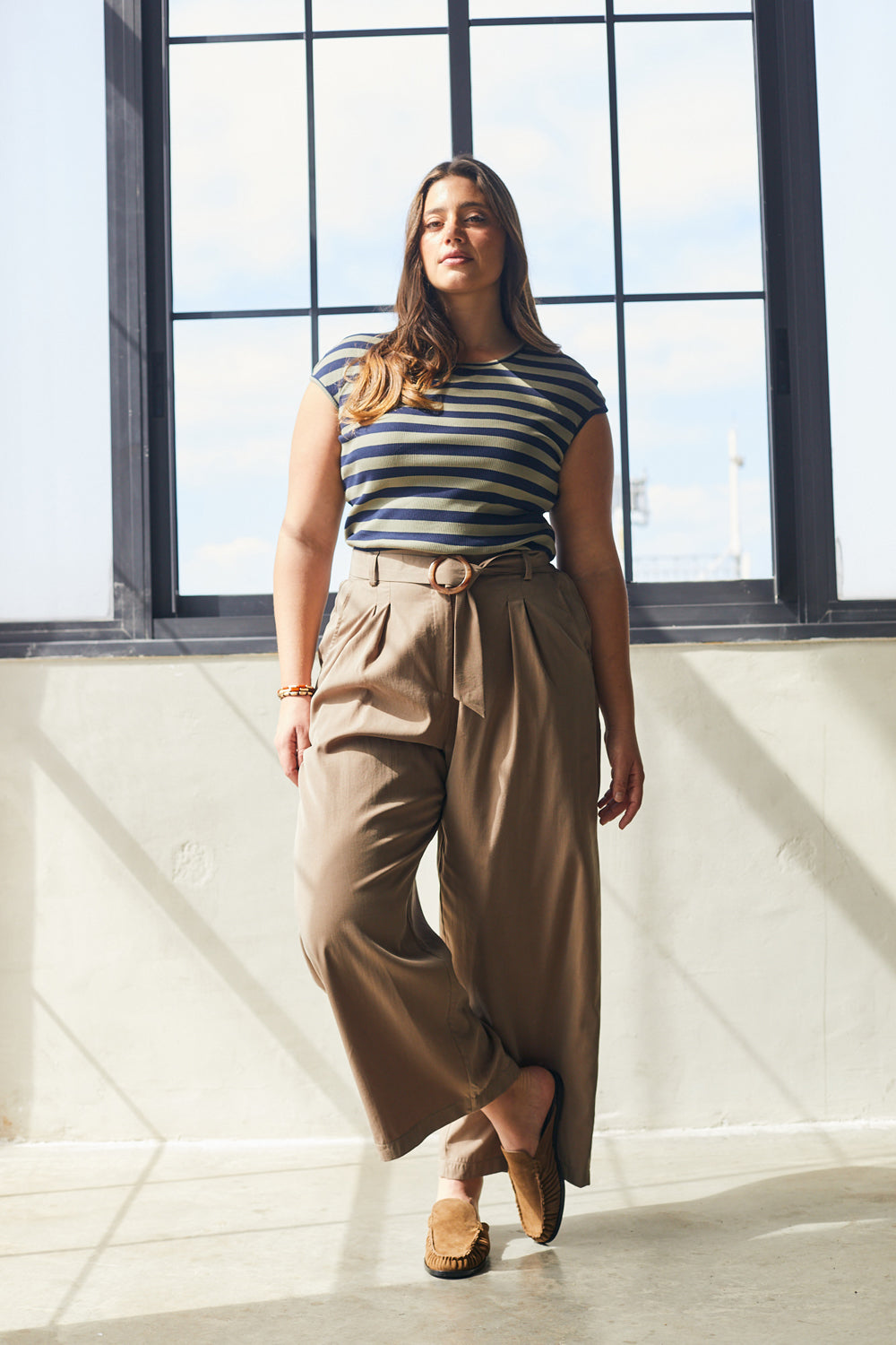 מכנסיים גרייס טנסל קפה