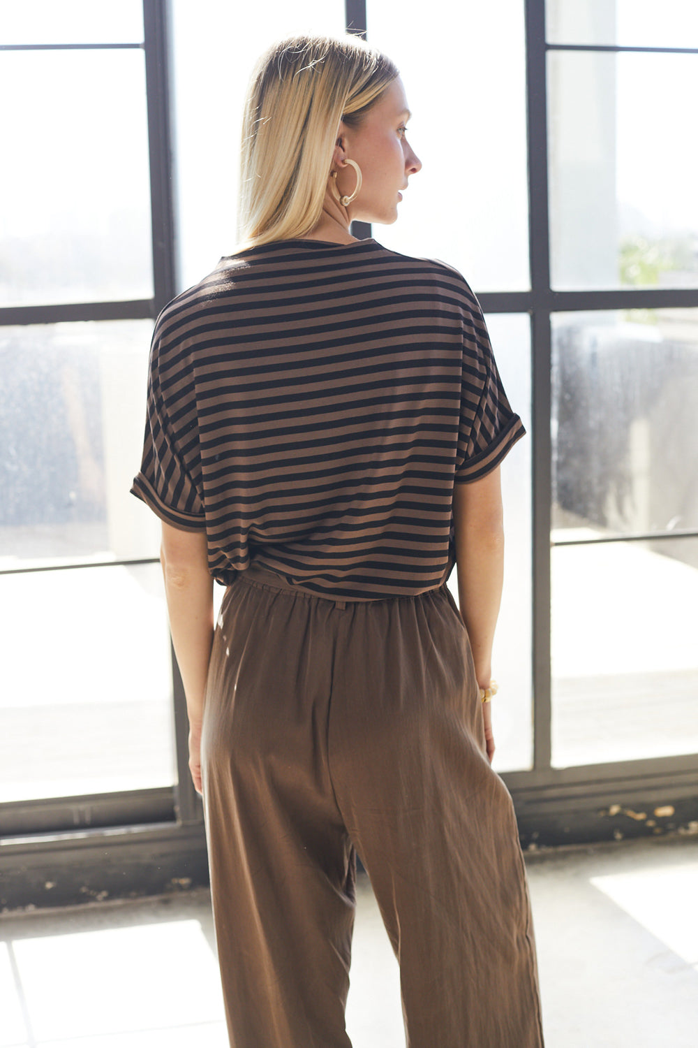 מכנסיים גרייס טנסל חום כהה