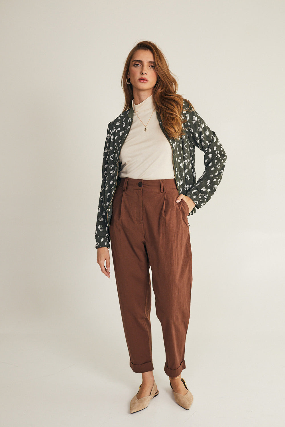 Suki top with friendship print
