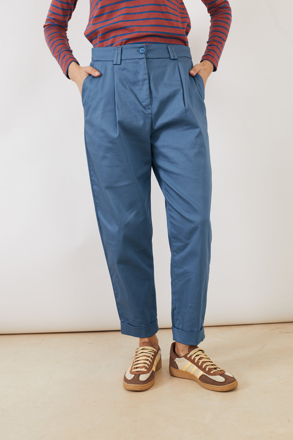 מכנסיים ג׳ובאנה חורף בצבע פטרול