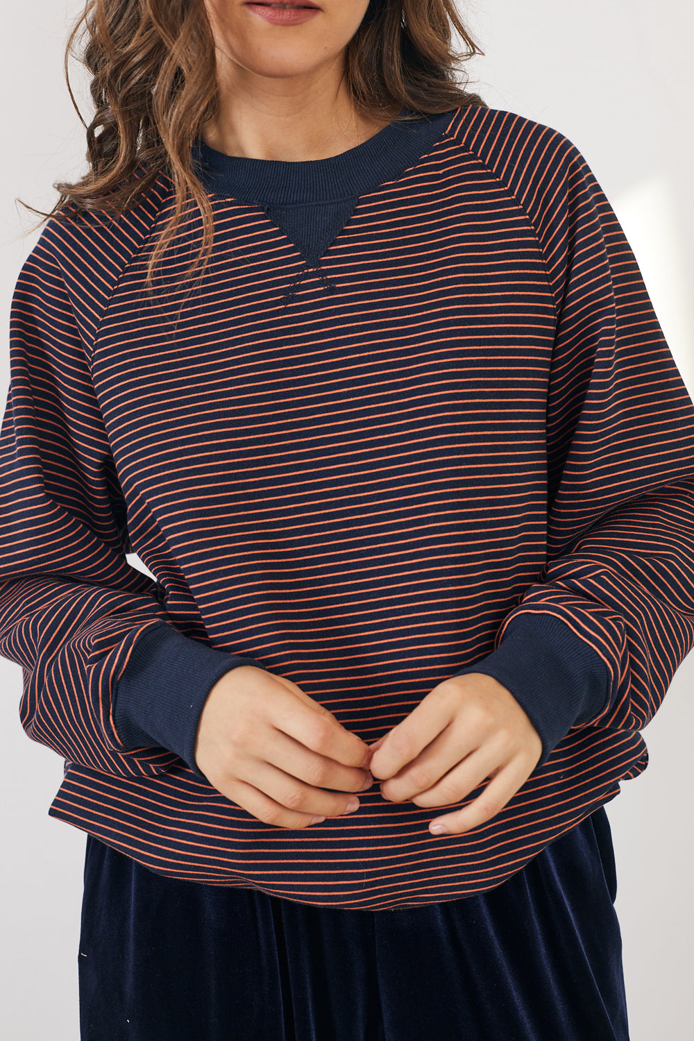 סווטשירט בילי פסים אדום