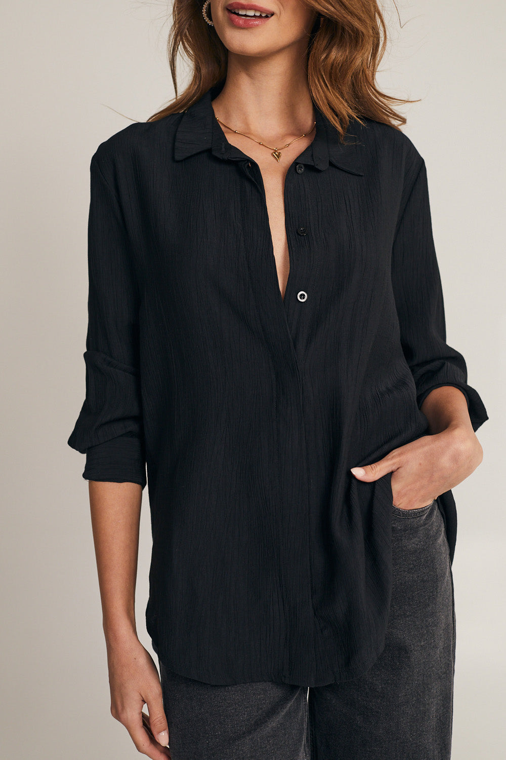 Black Chloe shirt