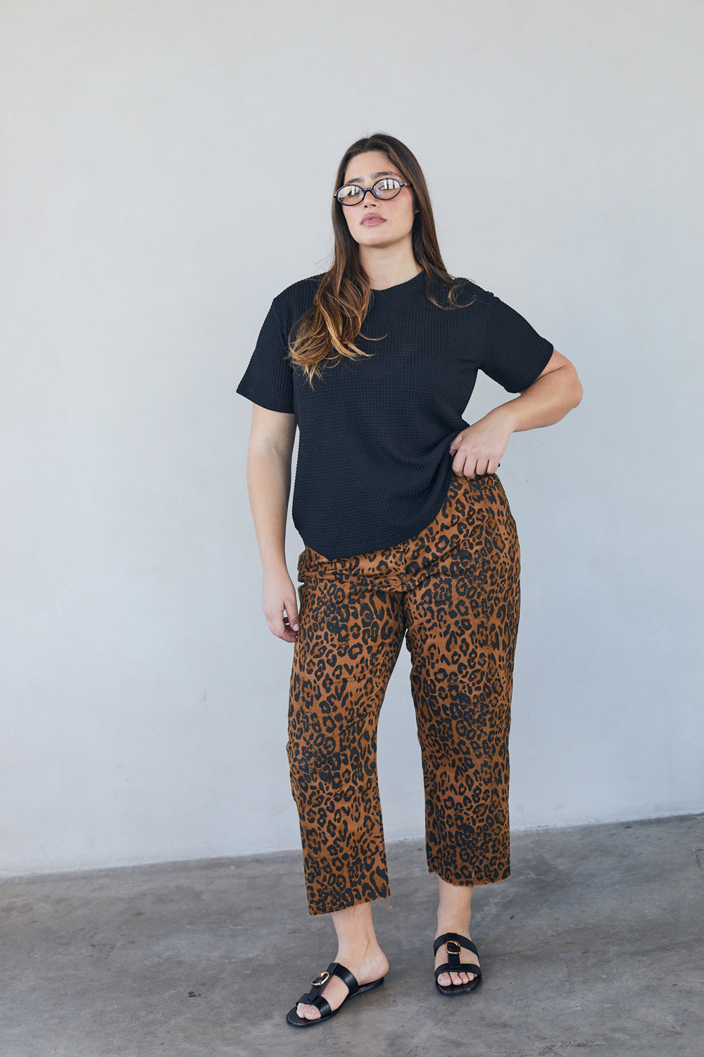 טי שירט מושלמת סריג שחור