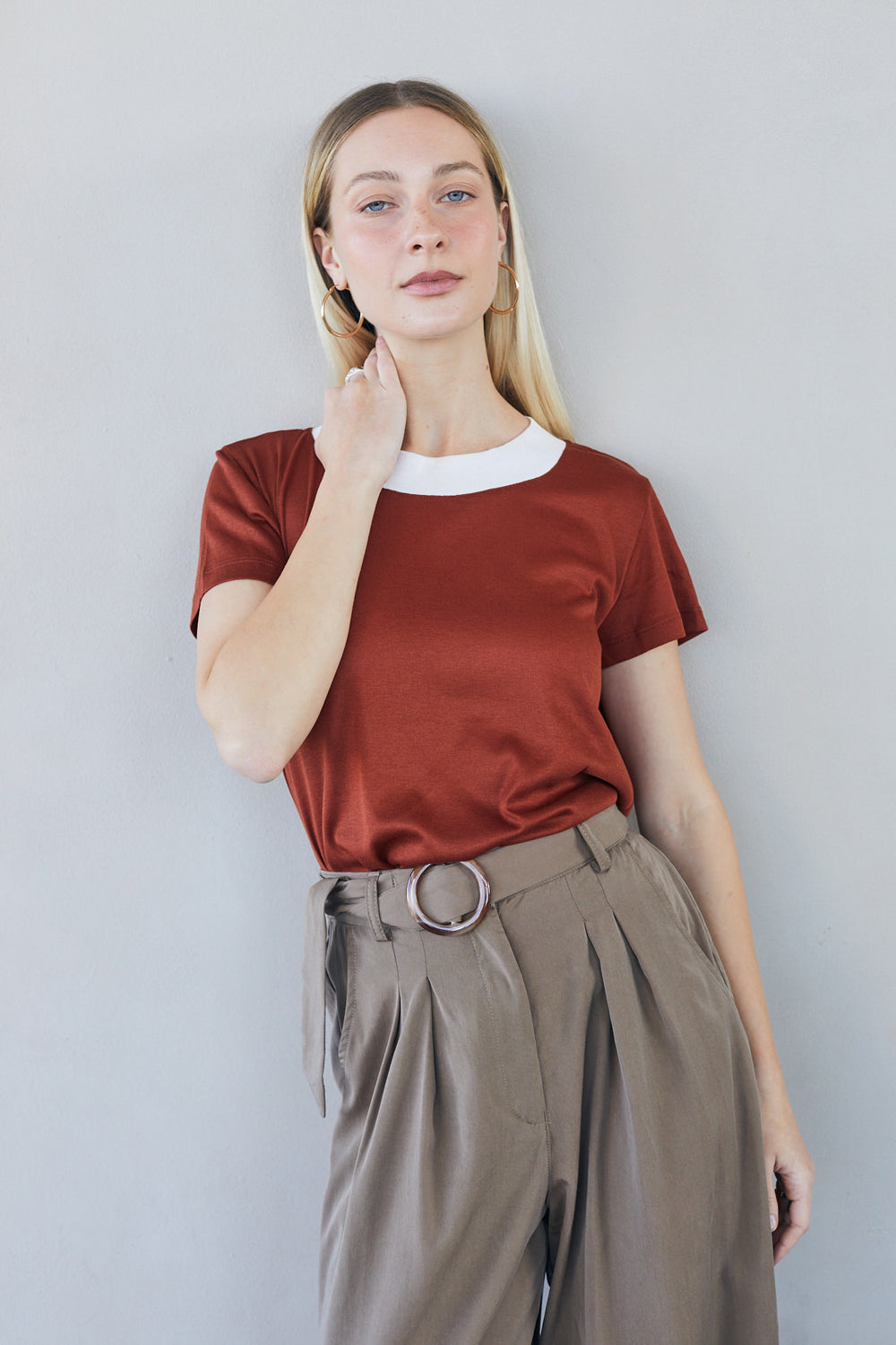 מכנסיים גרייס טנסל קפה