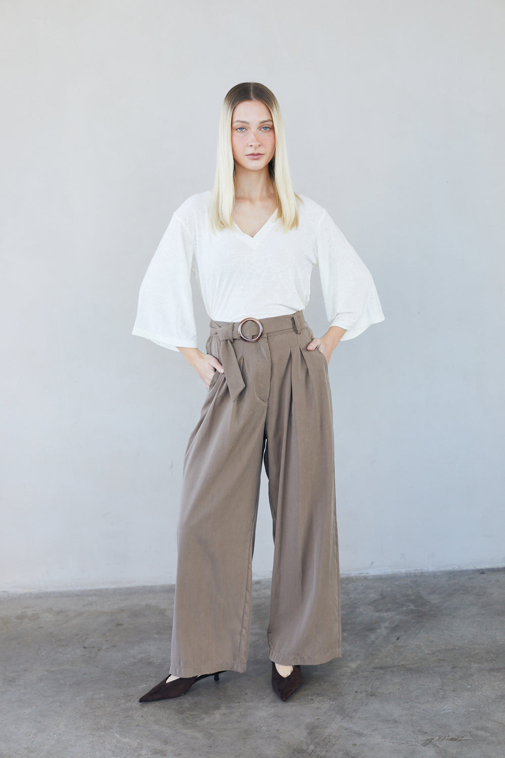 מכנסיים גרייס טנסל קפה