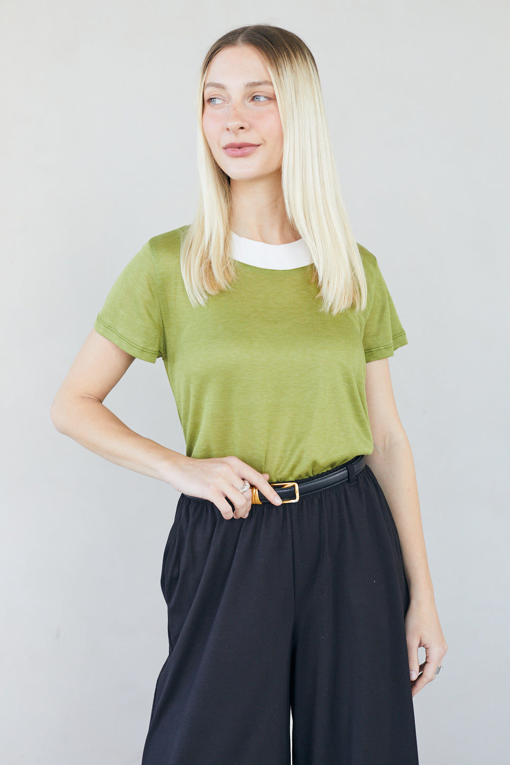 טי שירט קרי ירוק