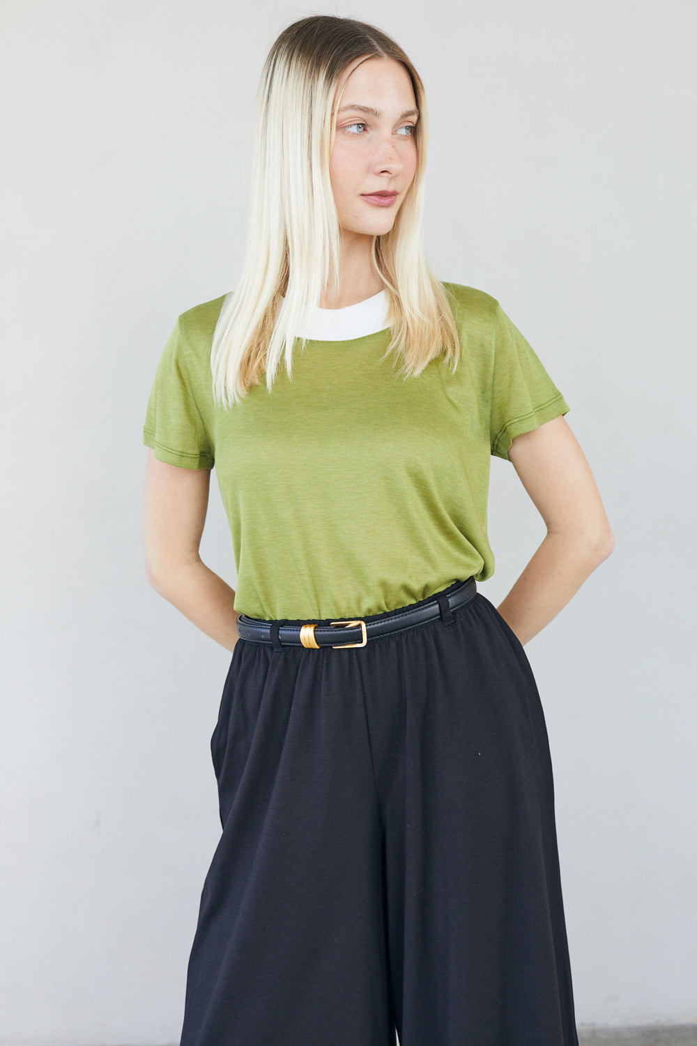 טי שירט קרי ירוק