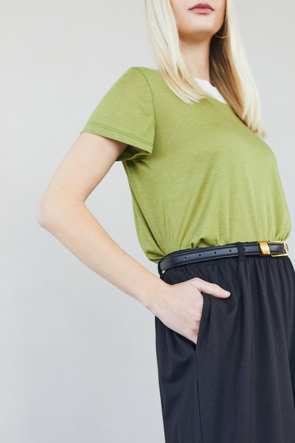 טי שירט קרי ירוק