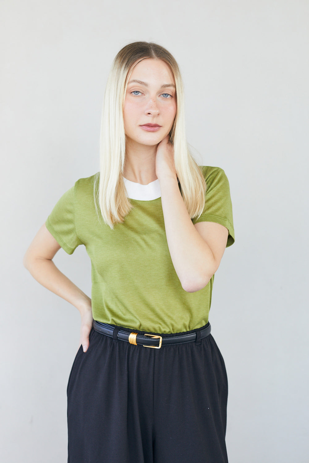 טי שירט קרי ירוק