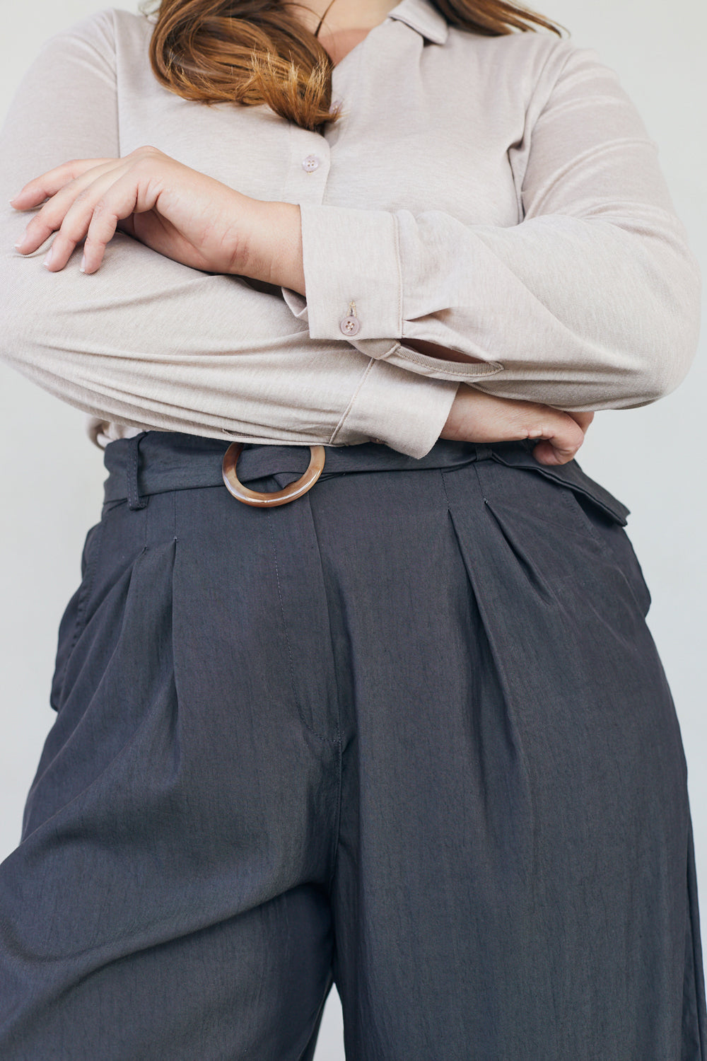 חולצת ולרי סריג מוקה