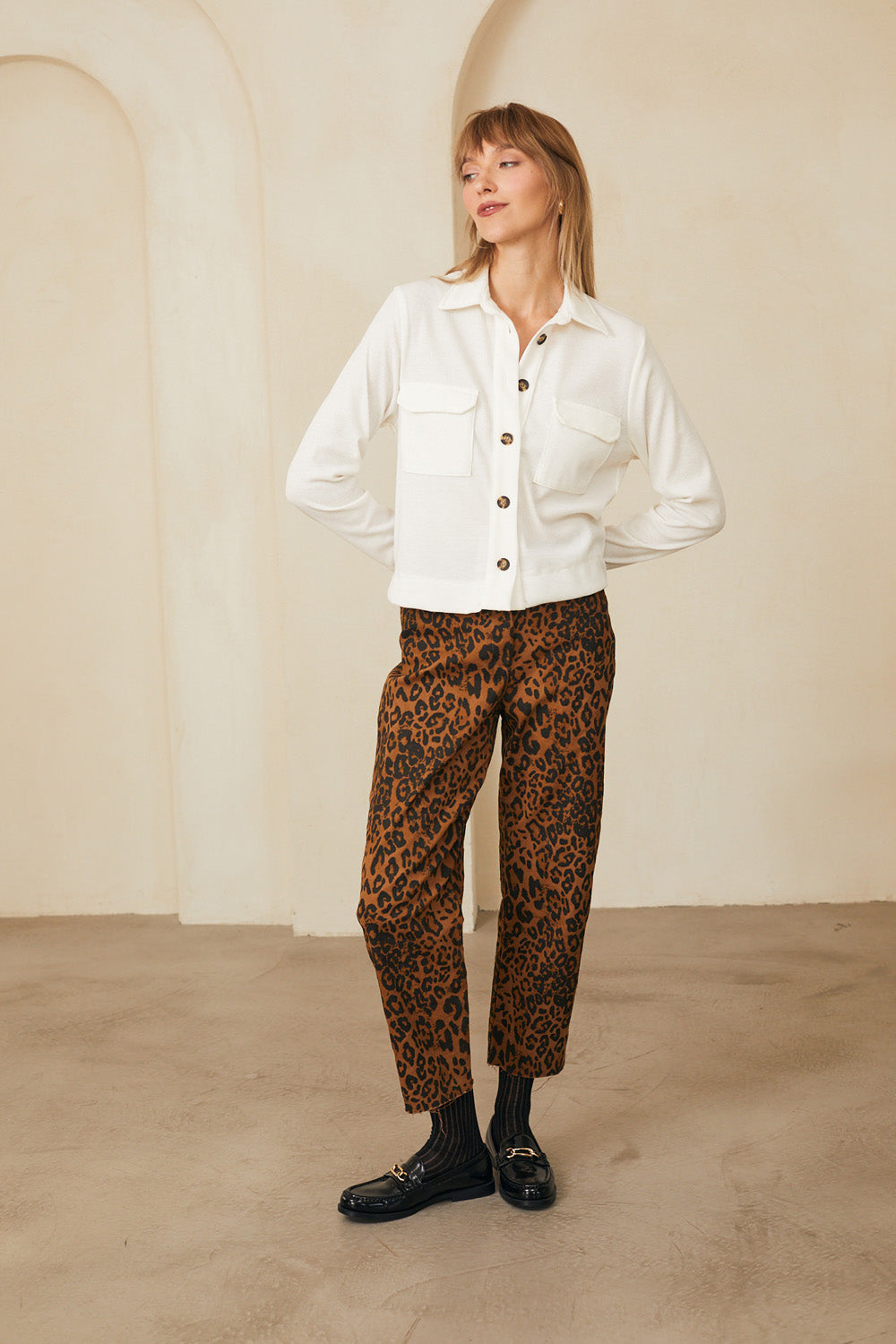 ג׳קט מרטינה לבן