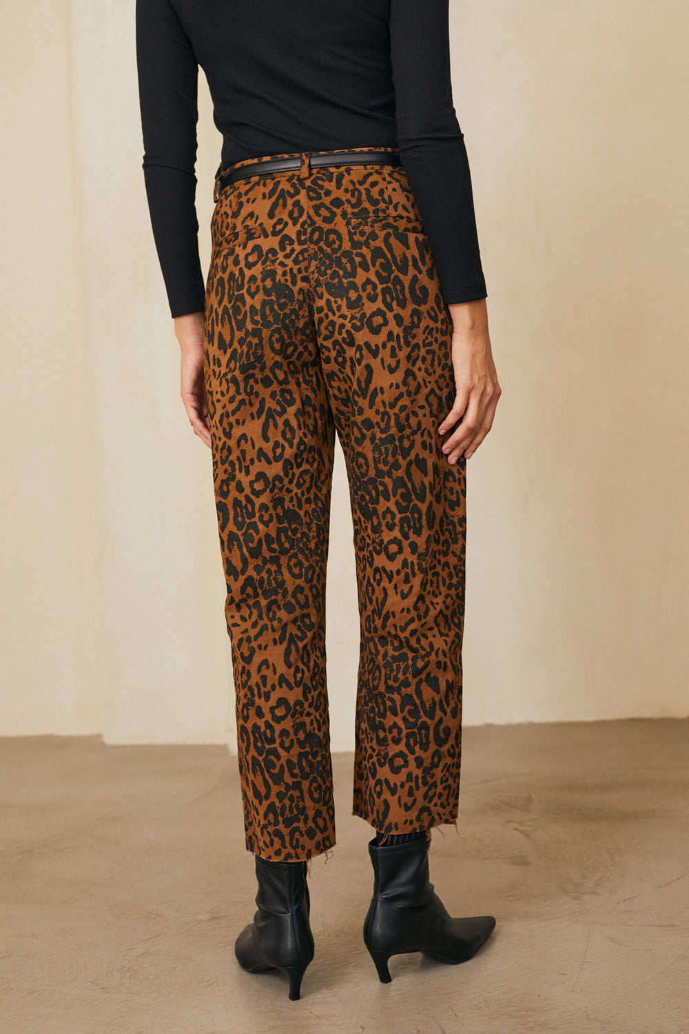 ג׳ינס אלכסה מנומר חום