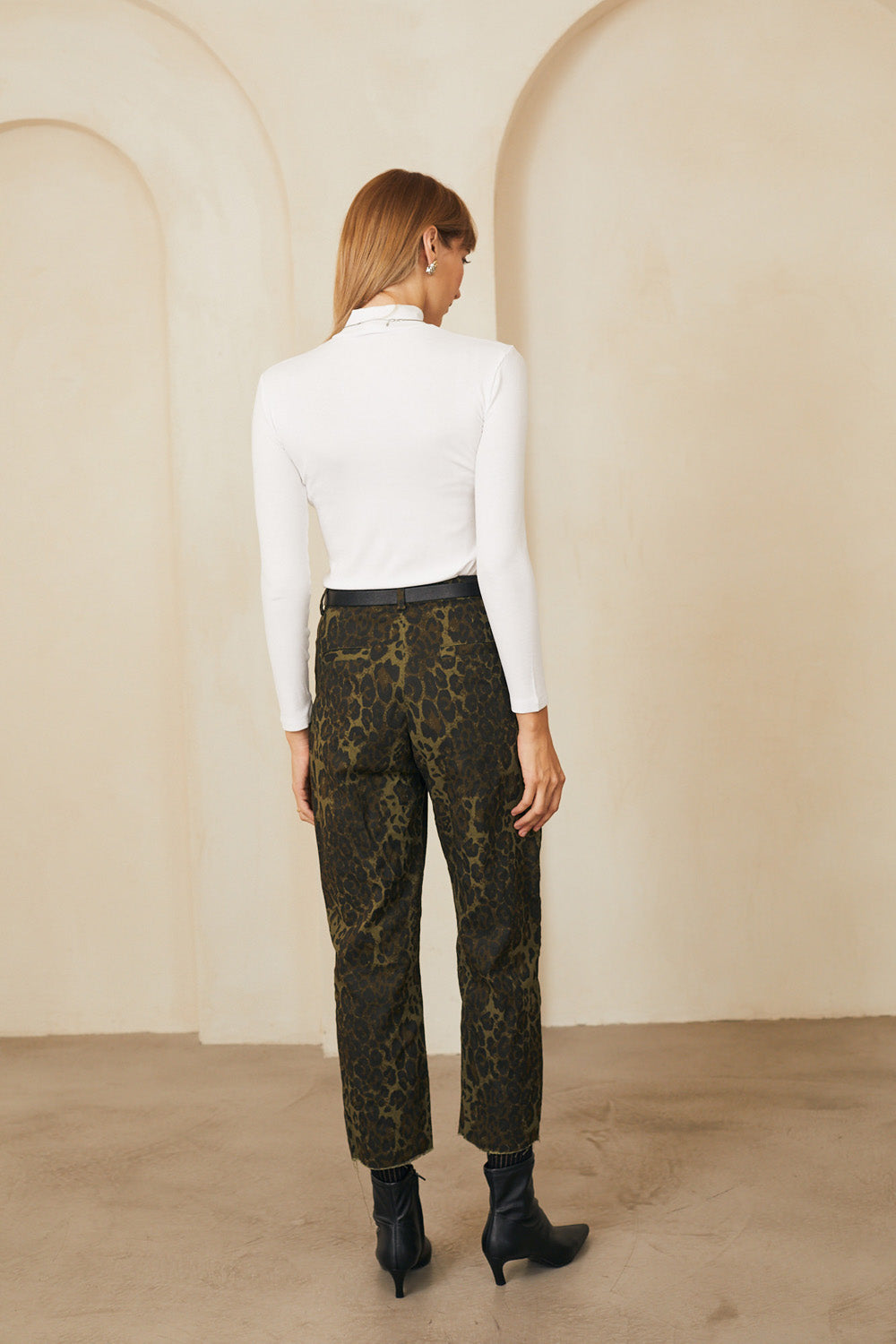 ג׳ינס אלכסה מנומר ירוק