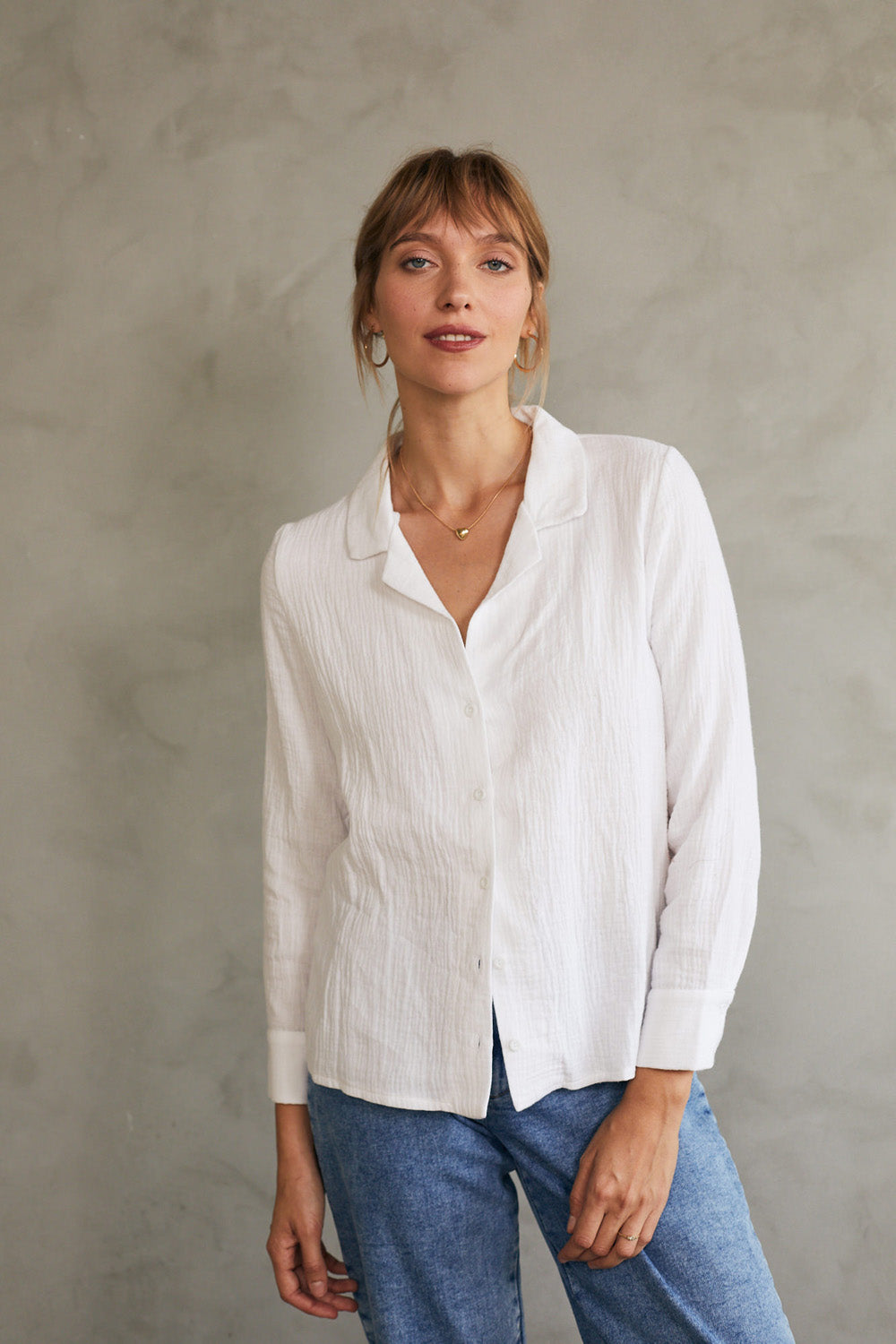 חולצת מולי טטרא לבנה