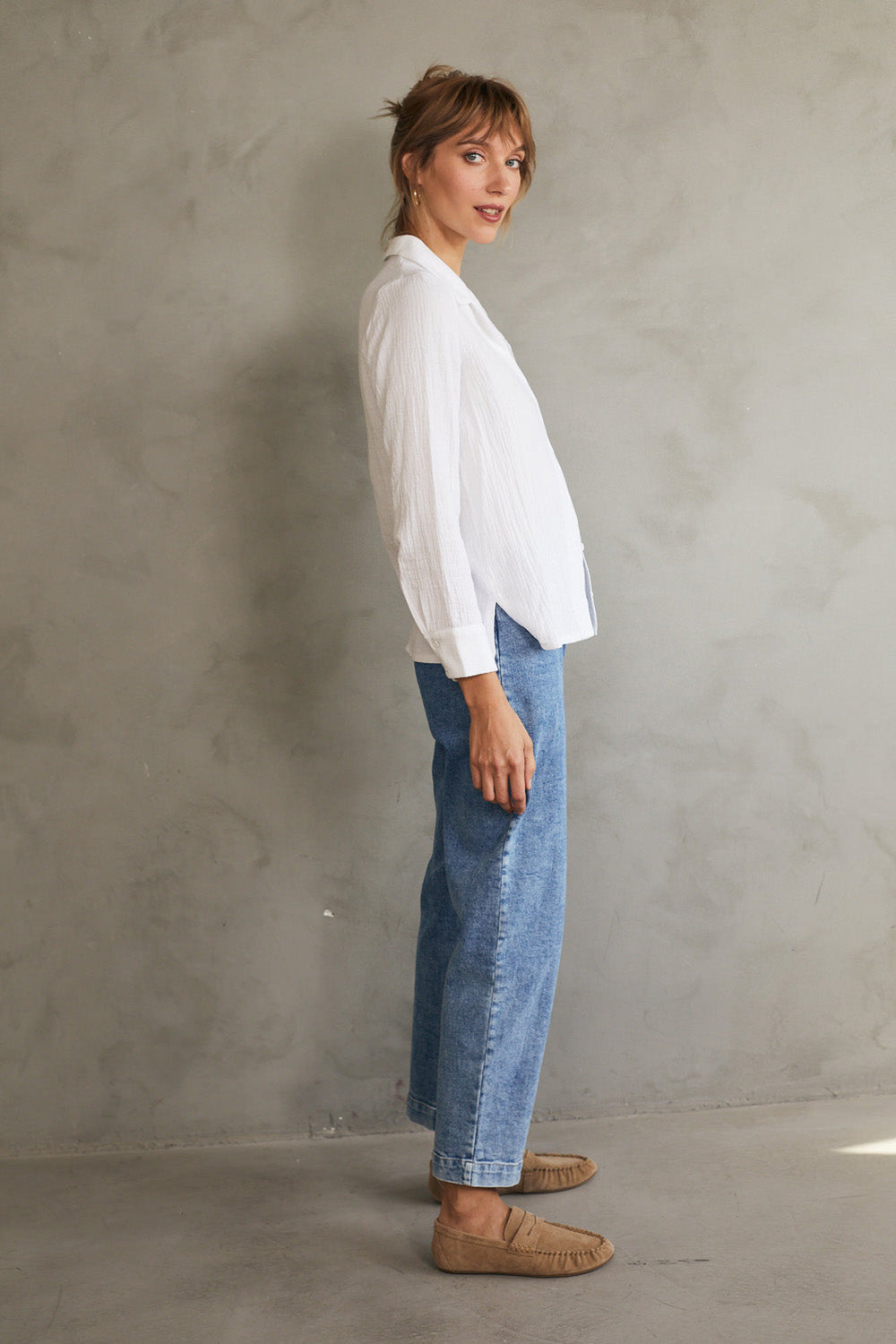 חולצת מולי טטרא לבנה