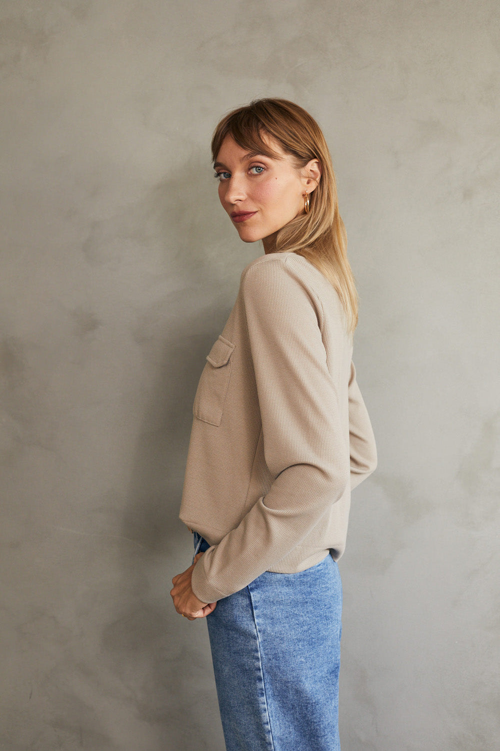 Martina stone texture jacket