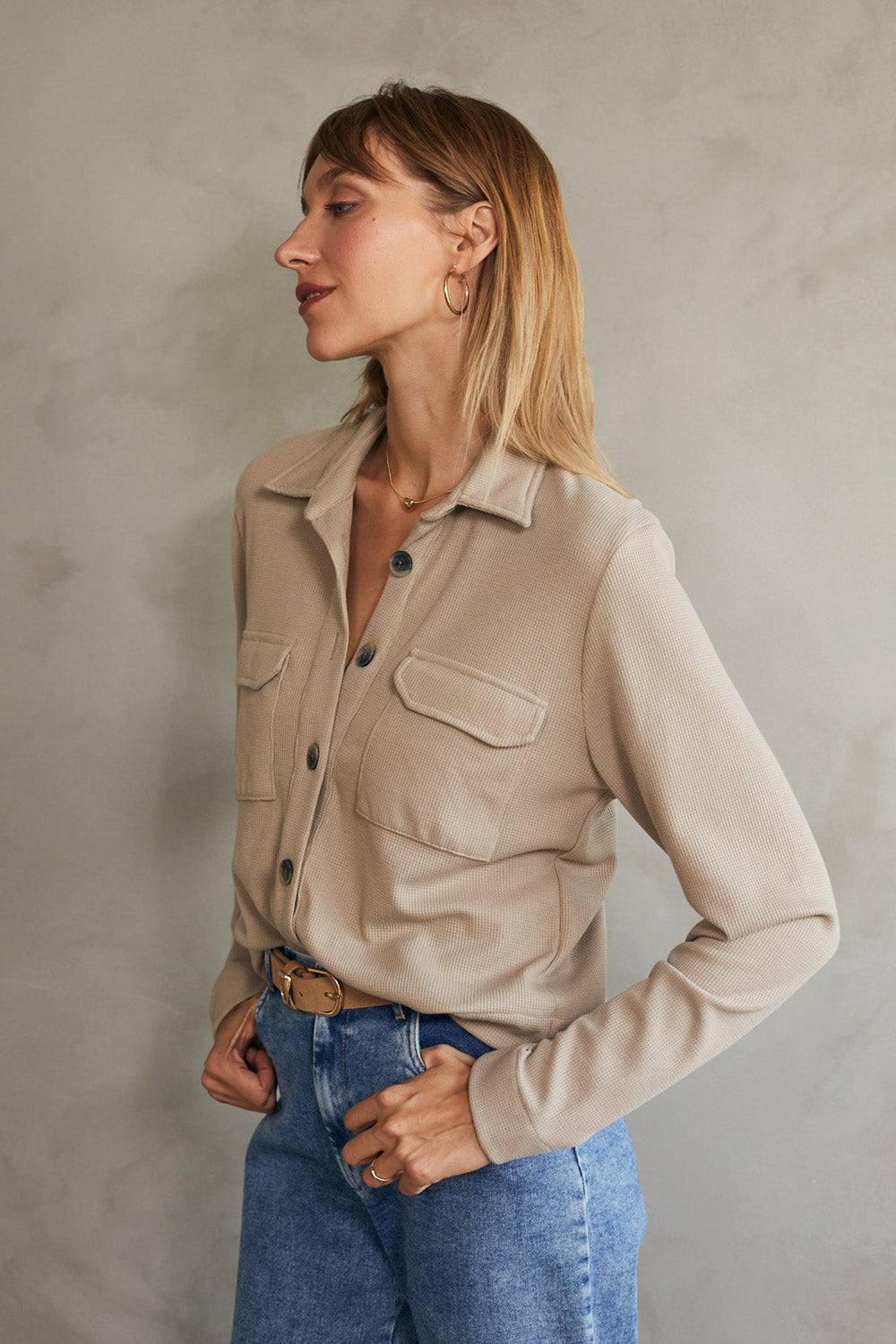 Martina stone texture jacket