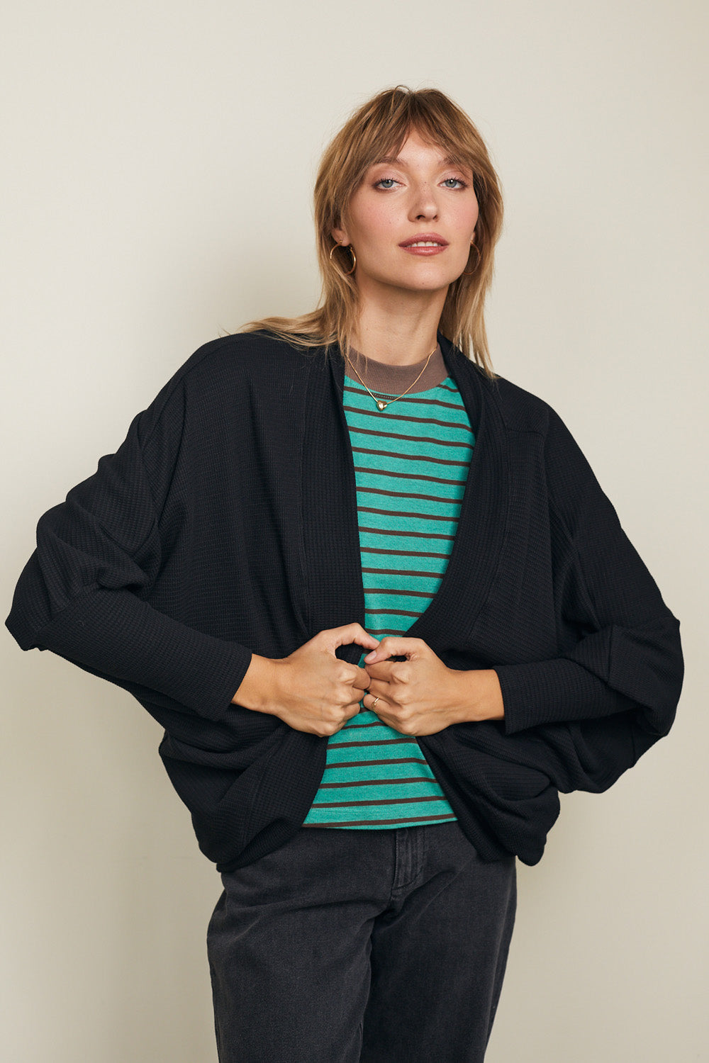 Black Penelope Cardigan