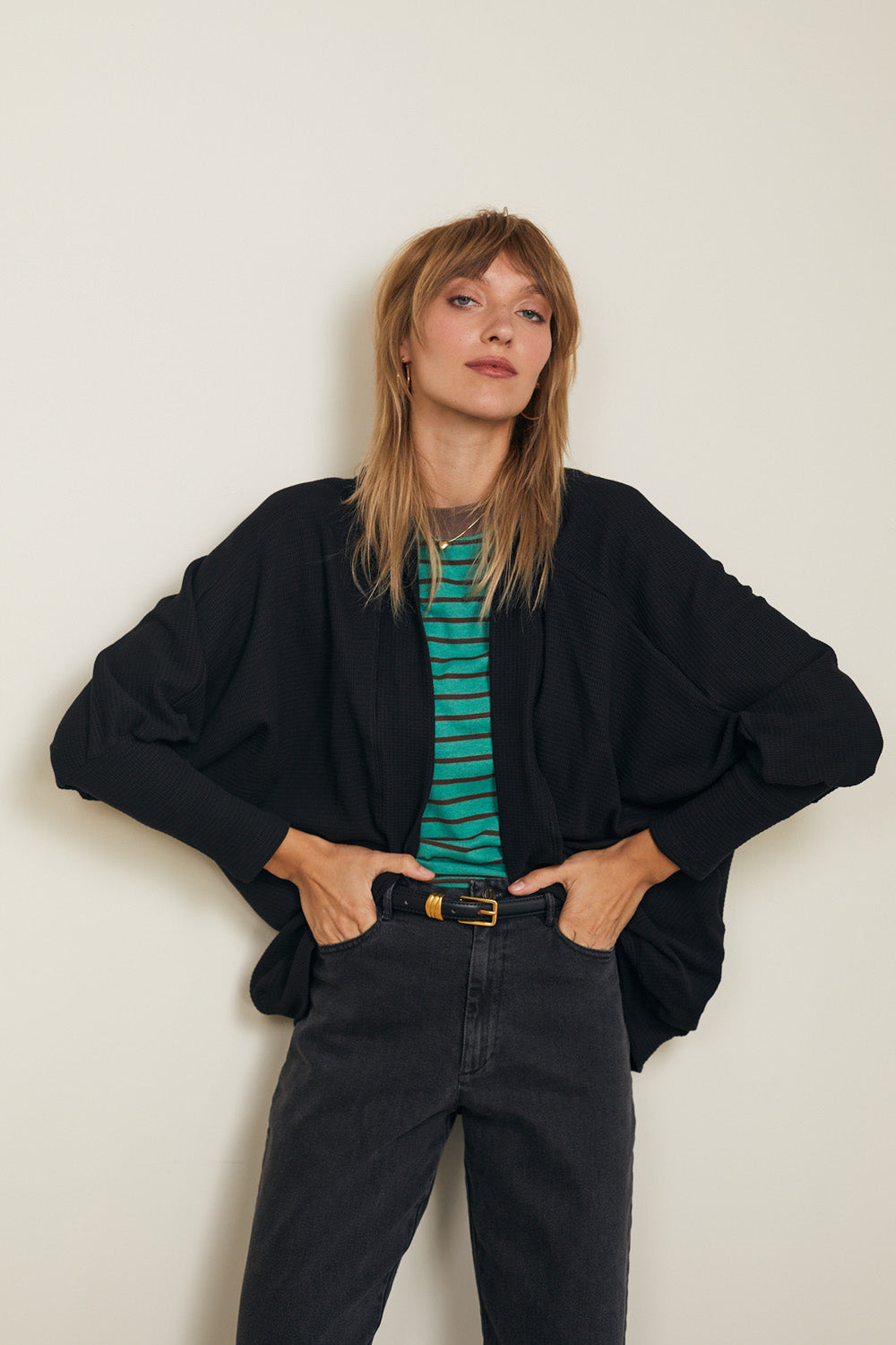 Black Penelope Cardigan