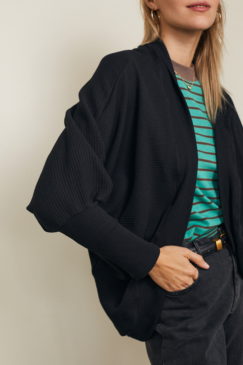 Black Penelope Cardigan