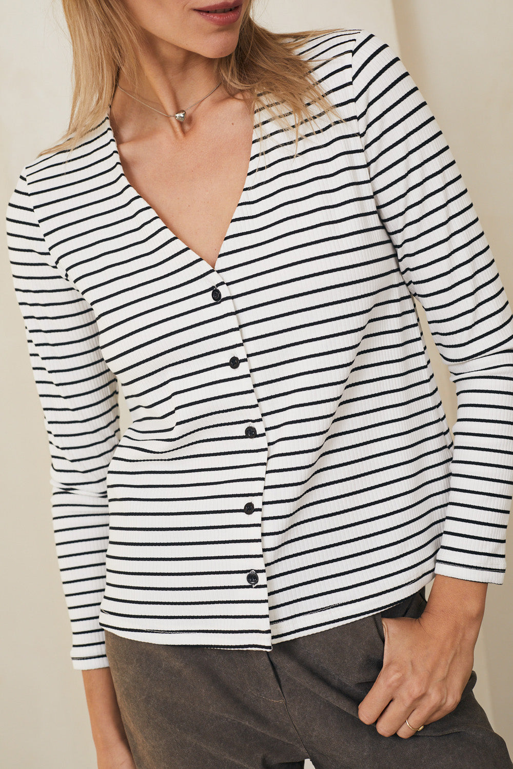 חולצת קרוליין פסים