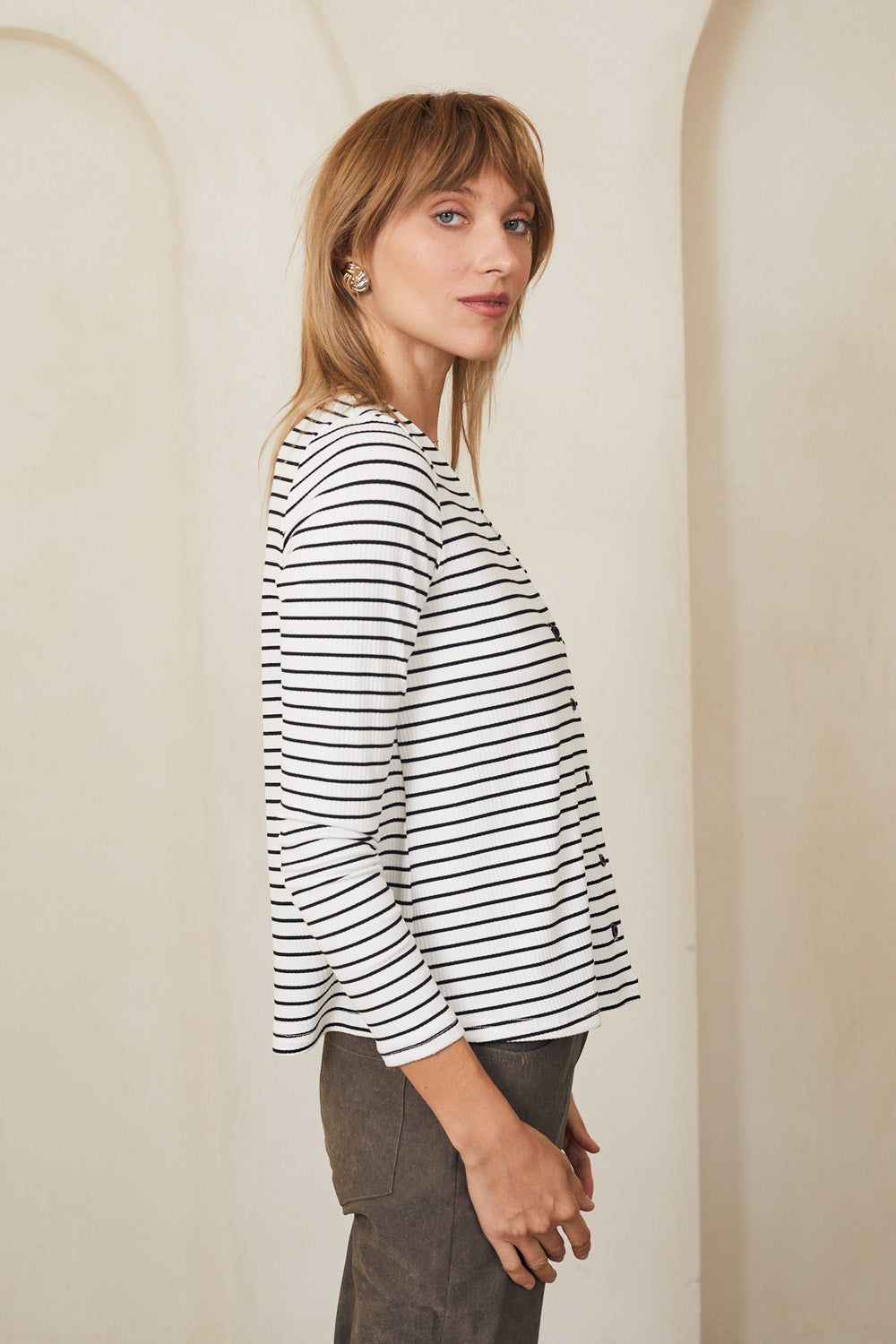 חולצת קרוליין פסים