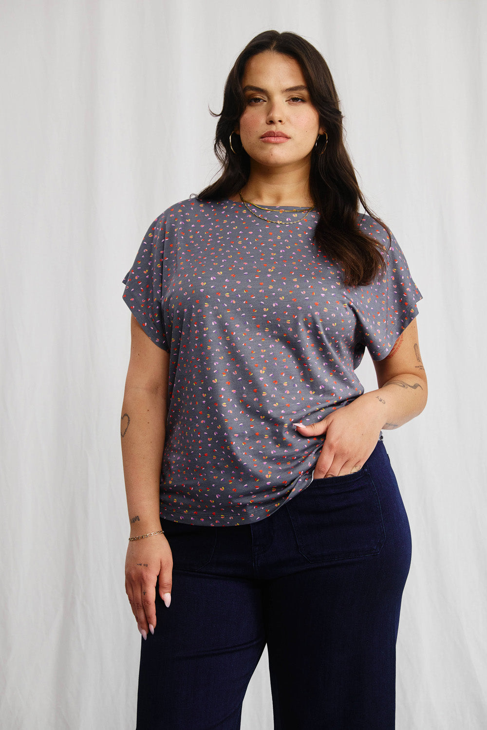 Green striped Alba t-shirt
