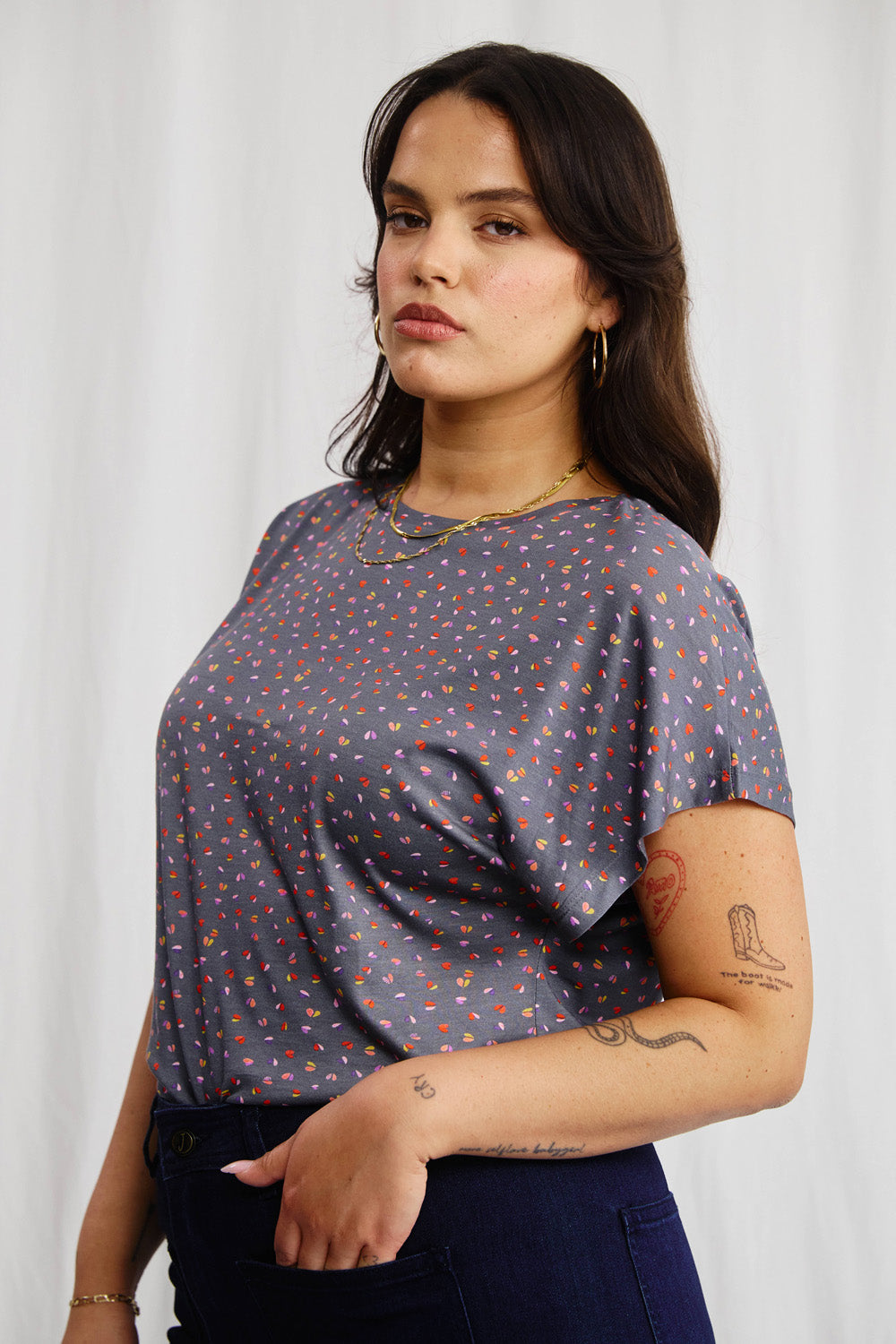 Green striped Alba t-shirt