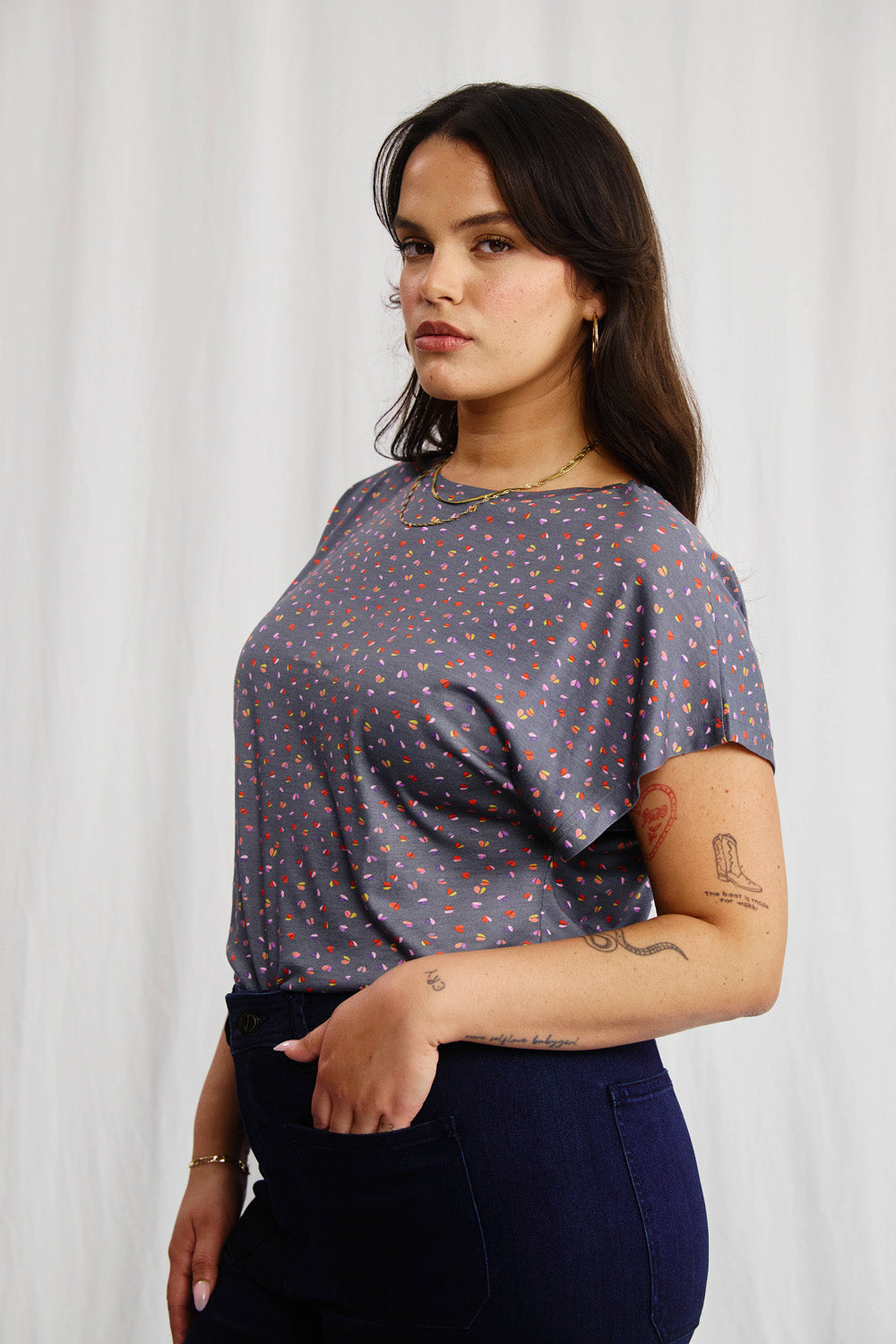 Green striped Alba t-shirt