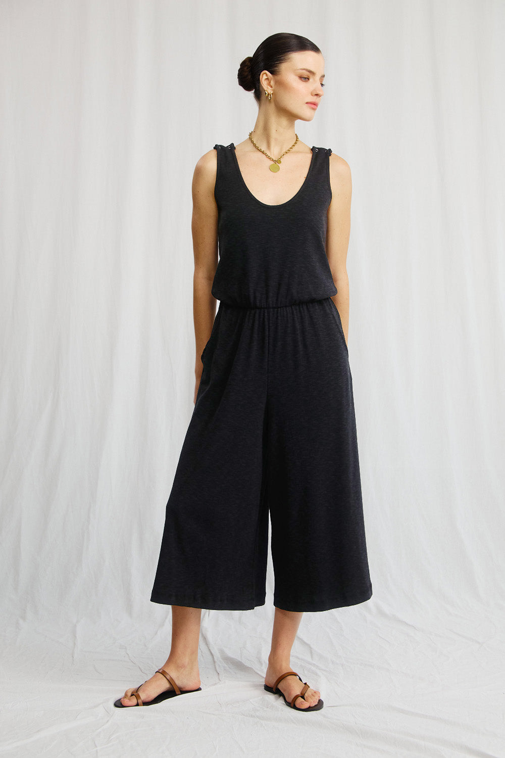 Steel black Gwyneth overalls
