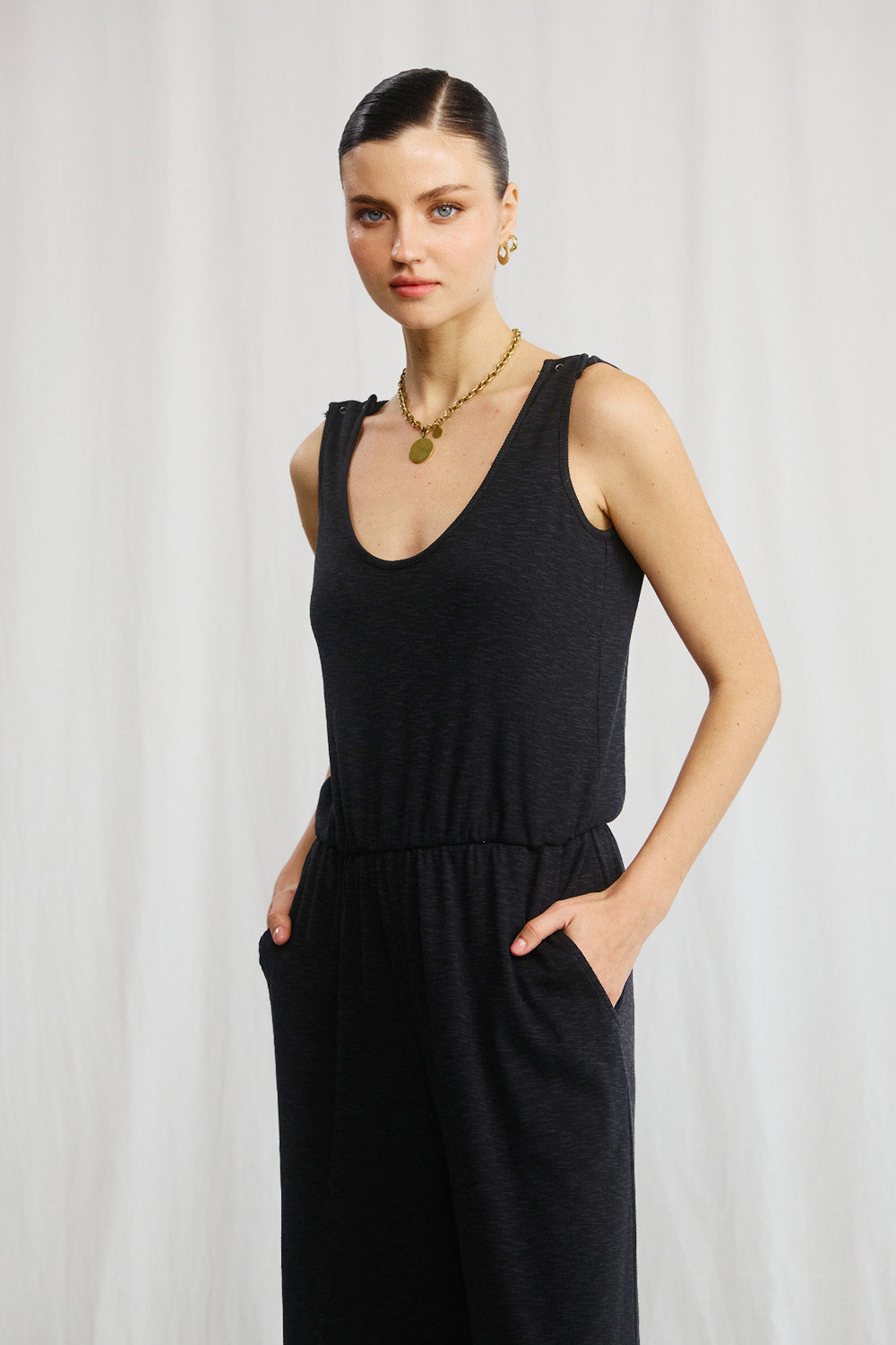 Steel black Gwyneth overalls